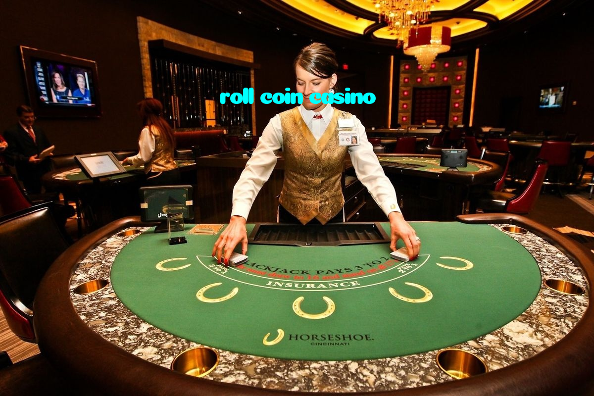 roll coin casino casino presented on mobile device in Pakistan with slots and live games